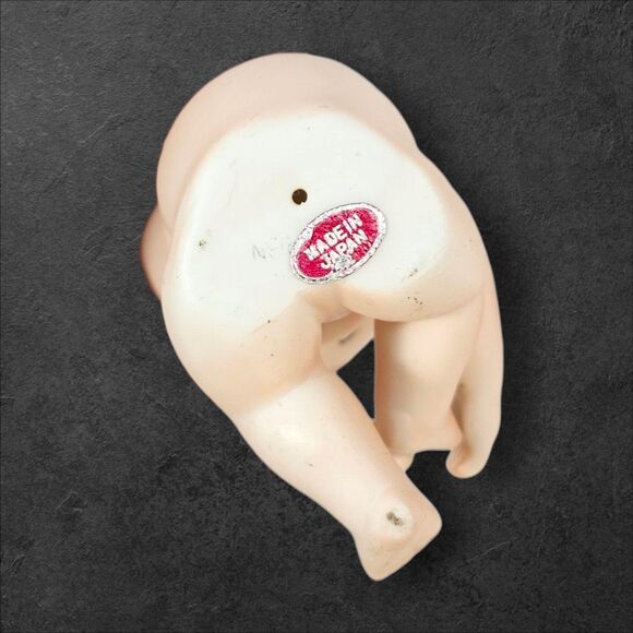 Vintage Kewpie Figurines Pair Bisque Porcelain Made in Japan Adorable Expresion - Picture 6 of 10